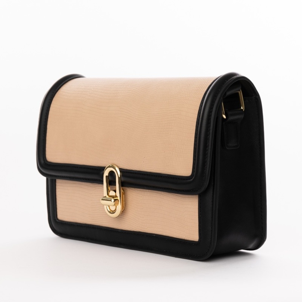 Jules Kae Mia Bag Elegant Tan and Black Women's Bag